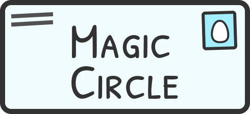 an envelope addressed to Magic Circle